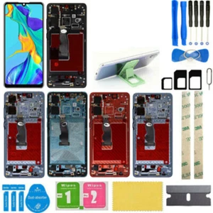 For Huawei P30 ELE-L09 L29 TFT LCD Display Touch Screen Digitizer Sensor Replace - Zdjęcie 1 z 18