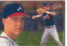 1995 Flair #325 Chipper Jones Atlanta Braves