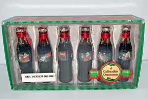 Vintage Haddon Sundblom Santa Drink Coca Cola Cola Coke Christmas Ornament Set - Picture 1 of 9