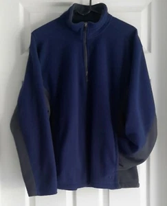 Men's Long Sleeved 1/4 Zip Pullover Top by Athletic Works-Size-MEDIUM - Bild 1 von 9