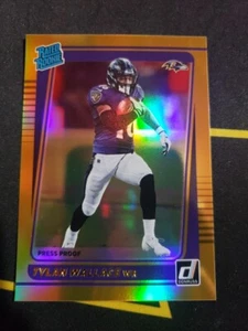 Tylan Wallace 2021 Donruss Prensa A Prueba Oro Holo Premium Clasificación Stock Novato - Imagen 1 de 2