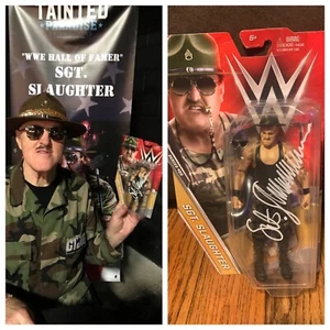 AUTOGRAPHED SGT SLAUGHTER BASIC FIGURE - Picture 1 of 3