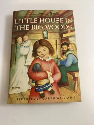 Little House in the Big Woods, Laura Ingalls Wilder PB Book 1953 abb - Image 1 of 3