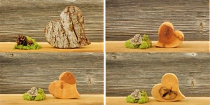 Herz Holzherz Herzen UNIKAT Geschenkidee Hochzeit Liebe Dekoherz Geschenk - Bild 1 von 22