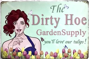 FREE SHIPPING! Buy or make offer B4 it’s SOLD! Garden flowers 8x12 TIN SIGN C70 - Picture 1 of 7