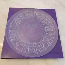 Vintage 1998 Neiman Marcus Purple Animal Print Holiday Collector Plate Size 13"