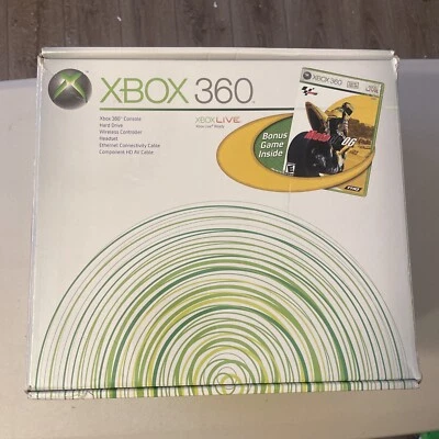 Xbox 360 Console Box Only Moto GP 06 Game Included Packing Materials - Image 1 of 4