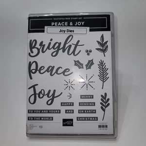Stampin Up Stamp Set Peace & Joy & Joy Dies Bundle - Bild 1 von 5