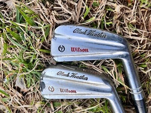 WILSON BLACK HEATHER 2 And 3-IRON Steel Shaft Action-Flex RH - Picture 1 of 8