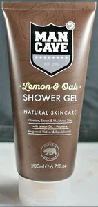 Man Cave Natural Skincare Lemon & Oak Shower Gel - Picture 1 of 2
