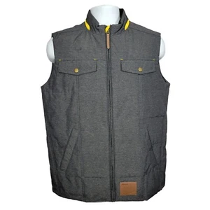 Timeless Elements for McDonalds Puffer Vest Adult Small Employee Gray Full Zip - Picture 1 of 14