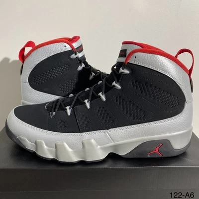 Talla 12.5 - Air Jordan 9 Retro Johnny Kilroy 302370-012 Negro Gimnasio Rojo ¡Envío rápido! Foto 1 de 4