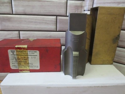 Vermont Tap 1 1/4 - 1 1/2 Tap NPT Made in USA with Box #47222 Super Clean - Image 1 of 4