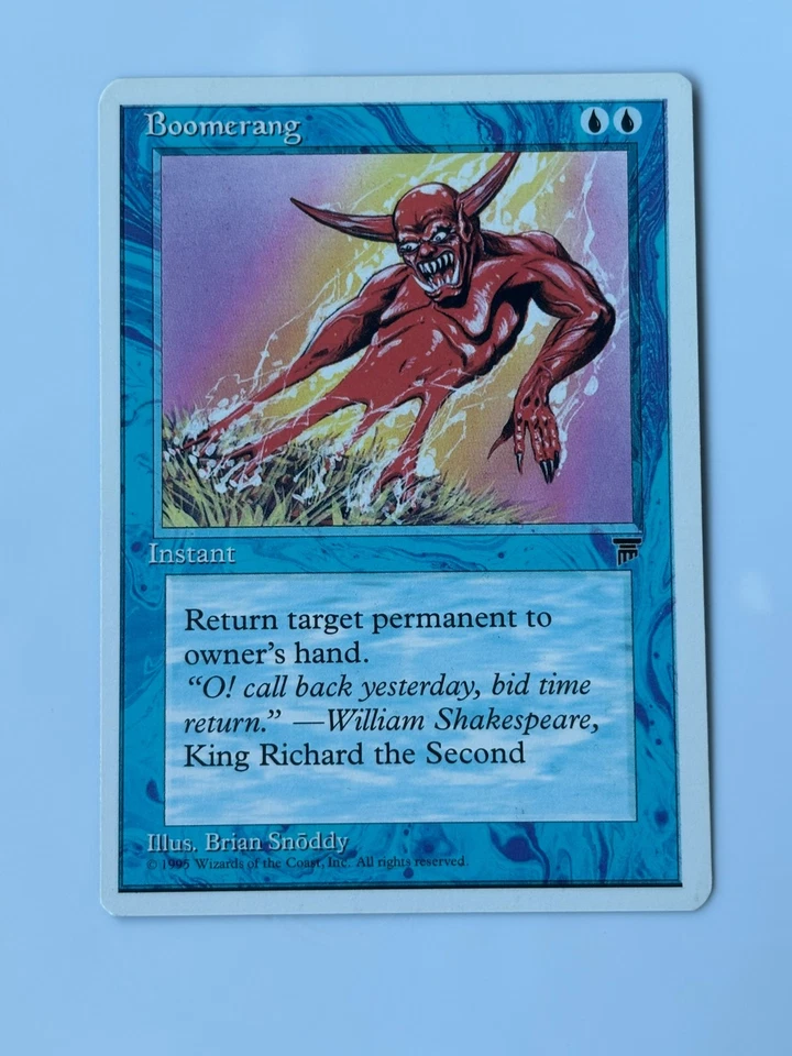 Boomerang Chronicles Magic the Gathering Card - Image 1 of 1