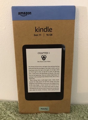 New Sealed Amazon Kindle E-Reader (11th Gen, 2024 Release) 16GB, WiFi | Matcha - Image 1 of 3