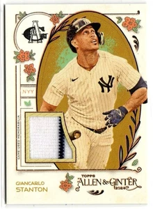 2024 Topps Allen & Ginter Baseball Giancarlo Stanton Trikot Yankees - Bild 1 von 1