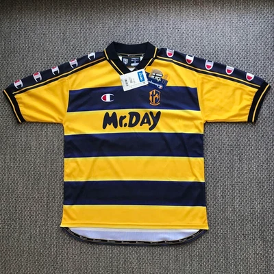 CAMISETA DE FÚTBOL LOCAL PARMA 2000 2001 CAMPEÓN Original Talla M Deadstock Foto 1 de 3