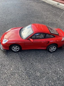 Porsche 911 New Bright RED RC 1/6 Scale Remote Control Car Only - Picture 1 of 7