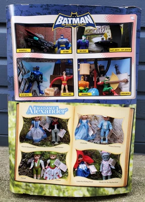 2010 McDonald's Happy Meal Toy Display Batman Madame Alexander Dolls Vintage - Image 1 of 4