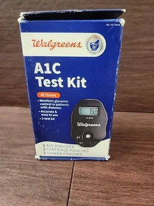 Walgreens At Home A1C Blood Test Kit  Exp  2025/08/16 - Picture 1 of 7