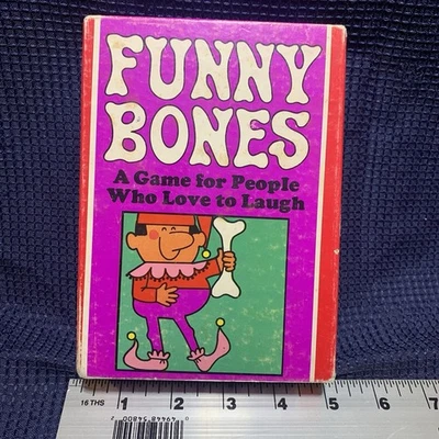 Vintage 1968 Funny Bones Card Game Parker Brothers Complete with Instructions - Image 1 of 4