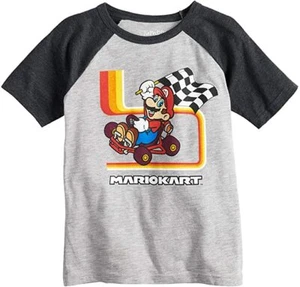 Super Mario Kart Race Boys T-Shirt New - Picture 1 of 1