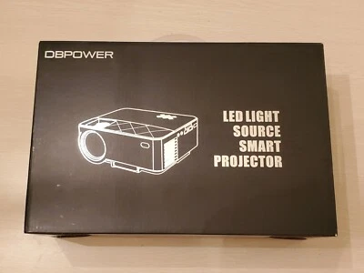 DBPOWER LED LIGHT SOURCE SMART PROJECTOR - BRAND NEW IN BOX - Image 1 of 4
