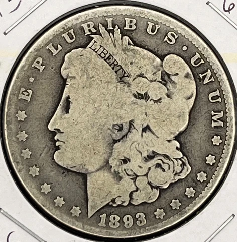 1893 CCMORGAN SILVER DOLLAR GOOD Cover