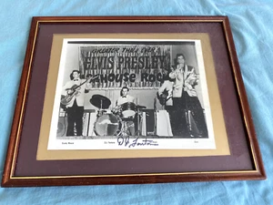 DJ FONTANA - **SIGNIERT** ELVIS PRESLEY Foto - ORIGINAL AUTOGRAMM A4 im A3 Rahmen - Bild 1 von 4