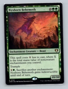 1x MTG - Nyxborn Behemoth (0742) - Commander Masters - CMM - NM - Picture 1 of 2