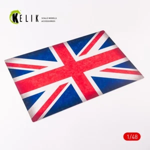 Soportes para modelos - Base Acrílica Bandera Reino Unido Escala 1:48 KeliK KS48030 - Imagen 1 de 4