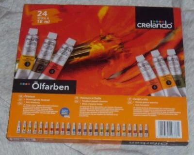 Ölfarben Set neu, mit 24 Tuben je 18ml, feine Künstlerfarbe für Ölmalerei - Bild 1 von 2