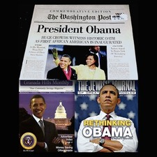 Barack Obama 2009-2010 Lot Of 3 Washington Post USA President Wolfman NM-MT VTG 