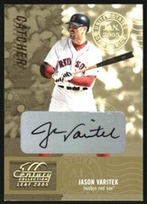 2005 Leaf Century Signature Post Marks Gold #154 Jason Varitek Auto 1/1