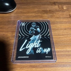 2022 Panini Optic JOE BURROW Light It Up Insert #LU-5 BENGALS - Picture 1 of 4