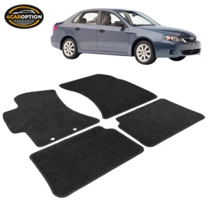 Fits 08-11 Subaru Impreza 4Dr Floor Mats Carpet Front & Rear Nylon Black 4PC - Picture 1 of 5