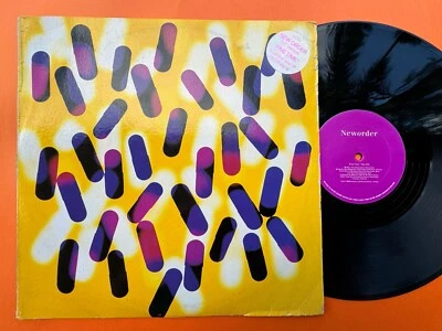 New Order - Fine Time 12" Factory Records. House Synth Pop, OZ Original. EX+ Wax - Image 1 of 4