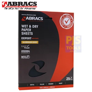 25 x Abracs wasserdichte Nass & Trocken Papier Blätter Automobil & Industrie - Bild 1 von 1