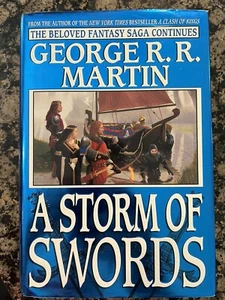 A Storm of Swords (1st Edition/First Print, HC/DJ, 2000) By George R.R. Martin  - Picture 1 of 4