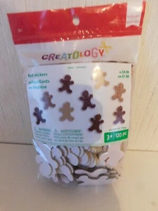 Creatology Felt Stickers 120pc Ginger bread Man - Picture 1 of 3