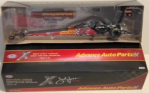 Brittney Force Advance 2019 autopartes Auto World 1:24 NHRA Top Fuel Dragster - Imagen 1 de 12