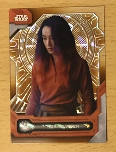 2024 TOPPS STAR WARS HIGH TEK GOLD DIFFRACTOR THRONE ROOM SABINE WREN #32/50 - Picture 1 of 2