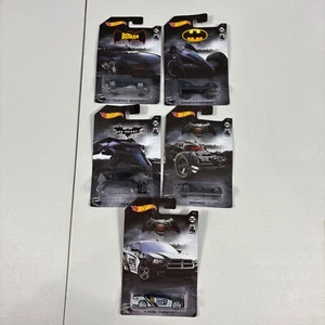 Lot of 5 HOT WHEELS BATMAN VS SUPERMAN DC 80 Years of Batman 1/2/3/4/6 of 6 - Picture 1 of 7
