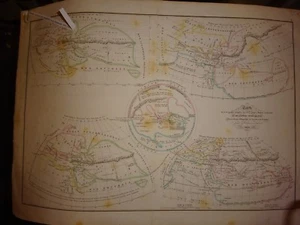 CARTE - Géographie primitive. - Picture 1 of 1