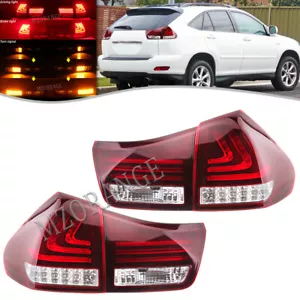 Set Red LED Tail Light Rear Lamp Brake For Lexus RX330 2004-2006 RX350 2007-2009 - Picture 1 of 7