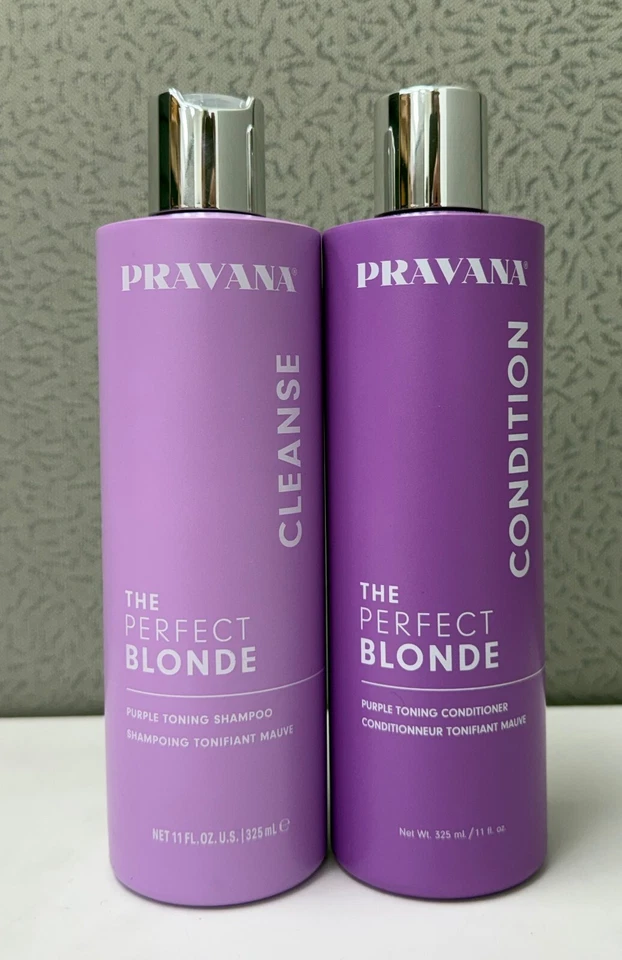 Pravana The Perfect Blonde, Purple Toning Shampoo & Conditioner, 11 oz - Image 1 of 4