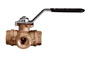 Válvula de bola de 3 vías Bonomi Brass (Mod: 355N) - Imagen 1 de 5