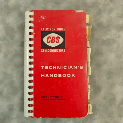 📚 Manual de técnico CBS Hytron 1959 - Guía de tubos electrónicos de colección Foto 1 de 4