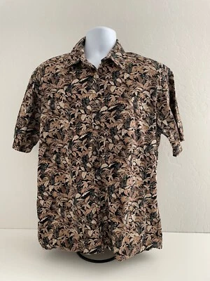 Half Moon Bay Mens Size L Multicolor Short Sleeve Hawaiian Button Down Shirt - Image 1 of 4