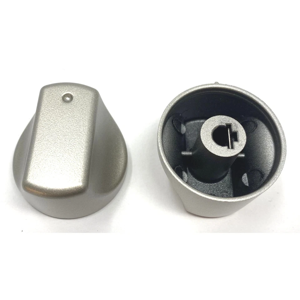 Manopola piano cottura Ariston Hotpoint Indesit argento originale C00276351 - Immagine 1 di 1